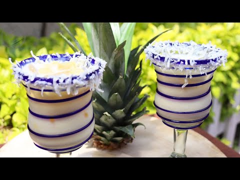 🔥 “¡La Agua Fresca de Piña MÁS CREMOSA! 🍍✨ Sabe a Piña Colada pero SIN Alcohol 😱🍹”