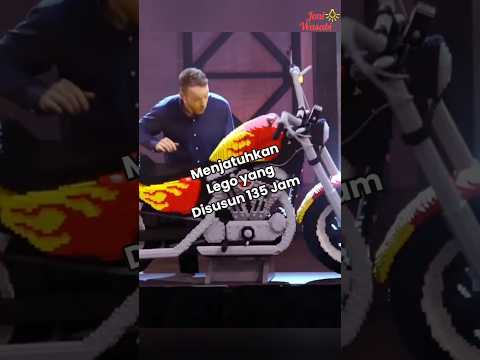 Lego berbentuk motor jadi berantakan gara gara ini