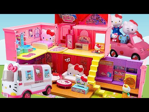 10 minutes Satisfying with Unboxing Cute Hello Kitty House | Review Toys | ASMR