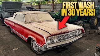 Cleaning Dad's ABANDONED Mercury For The First Time in 30 Years!