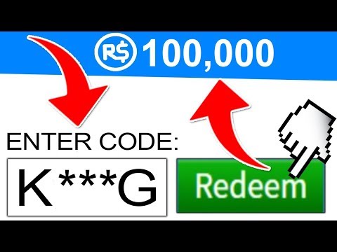 Free 400 Robux Code 07 2021 - 100 000 robux