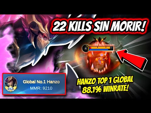 ¡HANZO EL TERROR DE LOS MAIN LAYLA y MIYA! HANZO TOP 1 GLOBAL 84.4% WINRATE! | MOBILE LEGENDS