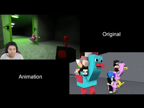 original vs animation - garten of banban 3 part 2