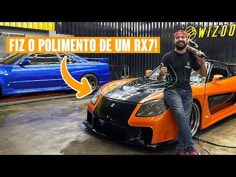 Polimento no Mazda RX7 | Carro do velozes e furiosos