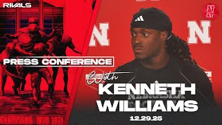 Nebraska Football: Kenneth Williams Las Vegas Bowl press conference (Dec. 29, 2025)