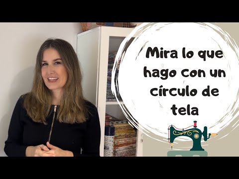 Mira lo que pudes hacer con un círculo de tela