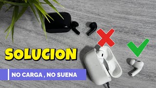 Solución audífonos Bluetooth no funcionan, solo suena uno o no cargan.