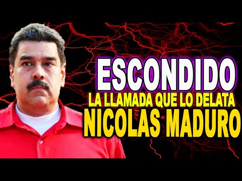 ESCONDIDO EN EL BUNKER DE CARACAS MADURO Y LA LLAMADA QUE LO DELATA