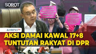 Aksi Damai Mahasiswa Kawal 17+8 Tuntutan Rakyat, Begini Jawaban DPR RI