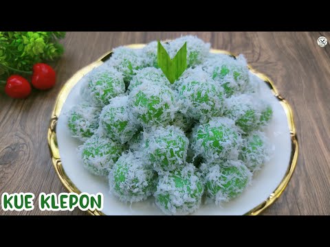 RESEP KUE KLEPON TEPUNG KETAN ISI GULA MERAH ENAK KENYAL LEMBUT LUMER DIMULUT