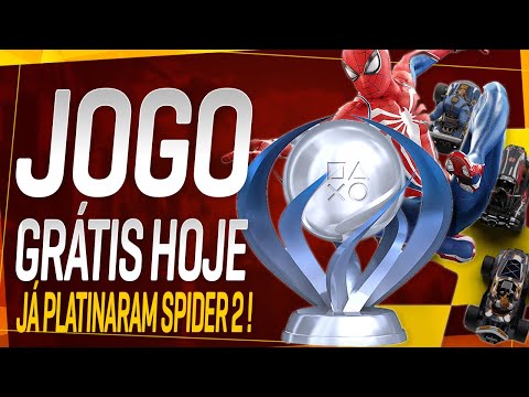 JOGO GRÁTIS AGORA E JÁ PLATINARAM SPIDER MAN 2