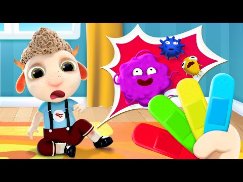 Helping a Little Brother Story & Microbes? | Cartoon for Kids & Kids Songs | Dolly and Friends 3D