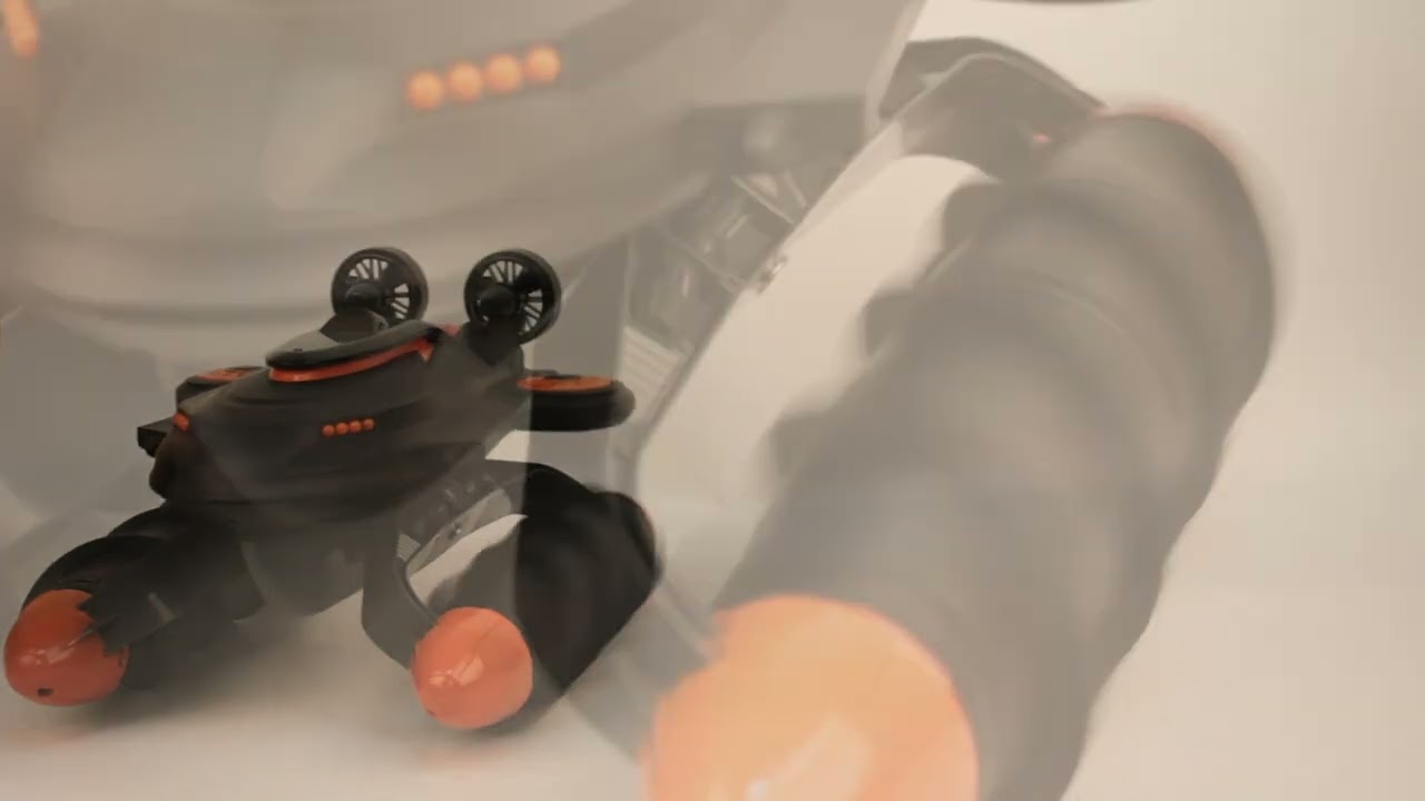 Машина Lanson Toys Амфибия трюковая р/у акб с 3лет - видео
