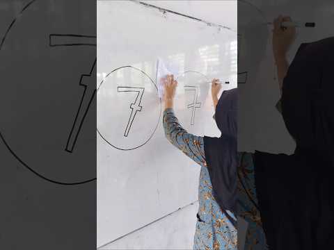 Faza gambarlah angka 7 tanpa angkat spidol lanjut
