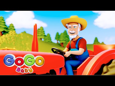 Old MacDonald Farm Animals Sounds Song | GoGo Baby - Nursery Rhymes & Kids Songs