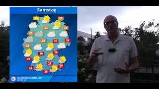 Der Kurzüberblick über das Wochenendwetter - von Hochnebel bis Sonnenschein und kräftigen Gewittern.