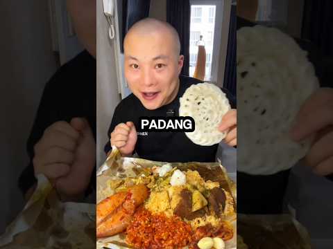 cowok ini nemuin cara makan nasi Padang gratis😱 #shortvideo