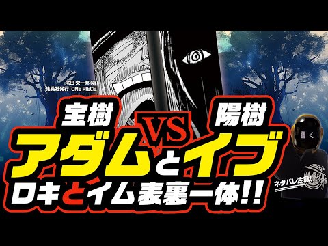 【 ワンピース ネタバレ 】宝樹アダムと陽樹イブ、ロキとイムの表裏一体 ワンピース 最新話 ネタバレ 考察 ONE PIECE  エルバフ vs マリージョア 旧約聖書アダムとイブ、禁断の果実と繋がる