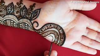 Simple stylish front hand mehndi design | easy mehndi design | mehndi design | latest arabic mehandi