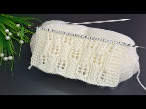 İki şiş kolay örgü yelek ,süveter, şal model 🧶Eays crochet knitting patterns