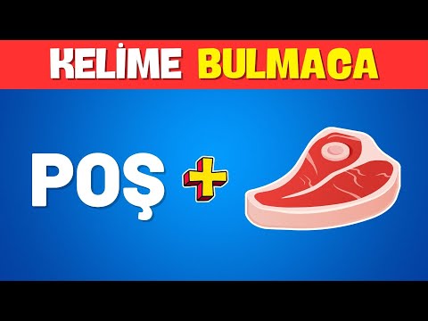 EMOJİLERLE KELİME BULMACA!🔥😱- Kelime Bilginizi Test Edin❓Emoji Bulmaca