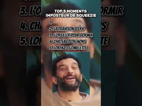 TOP 5 moments les plus drôles de l'Imposteur 🤣#top5 #imposteursqueezie #squeezie #ericetramzy #drole
