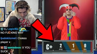 xQc Might Be The Most Useless Teammate in NBA2K History