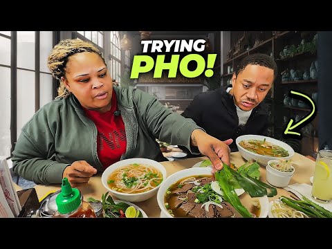 We Tried Pho… Redd been begging Red to try it… #funny #redvsredd 