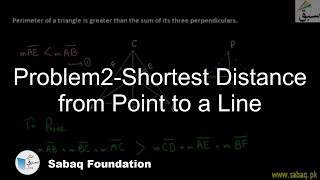 Problem2-Shortest Distance from Point to a Line