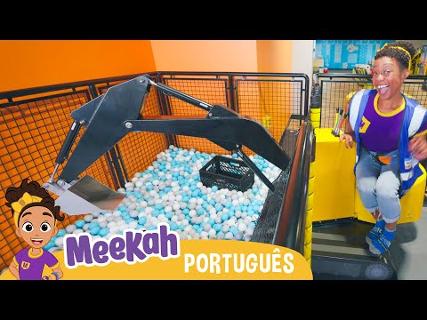 Meekah Cava mais Fundo | 💜Olá Meekah!💜| Amigos do Blippi Brasil | Videos Educativos