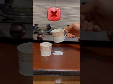 Kitchen Tip to Stop Glass-to-Glass Spills #usefultips #shorts #minvlog