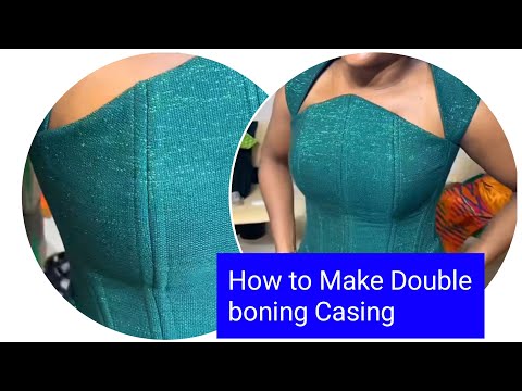 How to Make Double Boning Casing/ Chambers