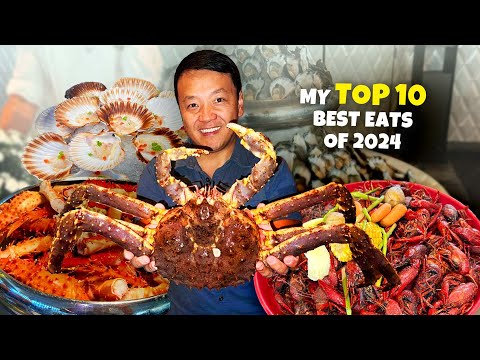 My Top 10 BEST FOODS of 2024! 🍜🎊