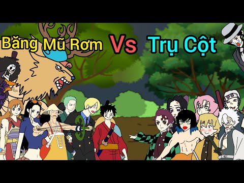 Nếu băng hải tặc Mũ Rơm lạc vào Thanh Gươm Diệt Quỷ
