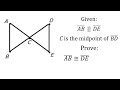 Triangle Congruence Proofs and CPCTC