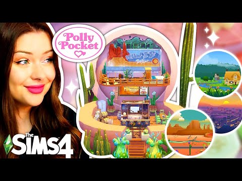 Building 3 Polly Pocket Homes in Different Aesthetics in The Sims 4