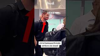 Chris Hemsworth spotted at the airport
