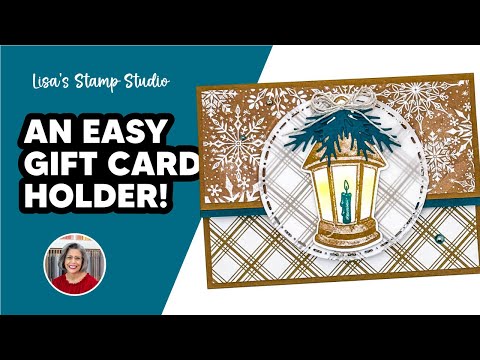 How to Make EASY Gift Card Holders for the Holidays in Minutes!