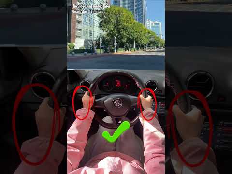How to hold the steering wheel correctly when driving #car #driving #tips #manual#cardriving#carsoft