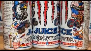 Monster Juice Strawberry Lemonade #USA 🇺🇸