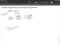 Simplifying Trigonometric Expressions