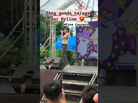 kyline Alcantara free concert at Enchanted Kingdom ❣️❤️