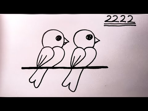 How to turn numbers2222 to 2 birds