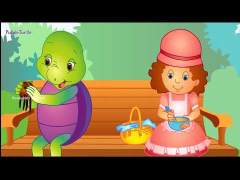 🎶 Makdi Siyani | Purple Turtle | Hindi Rhymes for Kids 🐢🎵| @POWERKIDSRHYMESOFFICIAL