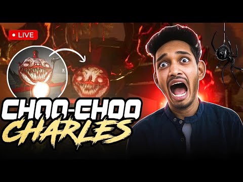 Choo Choo Charles Monster Train with Sajid Gaming #shortslive #horrorgaming