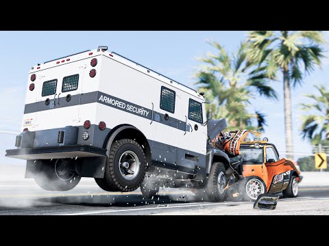 The NEW Armored Truck Has One MAJOR Weak Point (BeamNG Multiplayer)