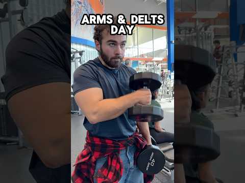 My arms and shoulder day