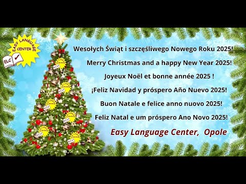 "Merry Christmas Around The World" Cheerful Song in English & Christmas Wishes in 5 Languages  🎄🎅🎶