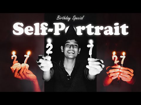 BIRTHDAY ഫോട്ടോഷൂട്ട് 🎂 📸 | Simple Birthday Self-Portrait Ideas