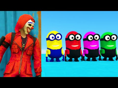GTA 5 Epic Spider-Man Saves Minions Jumps/Funny moments ep.169